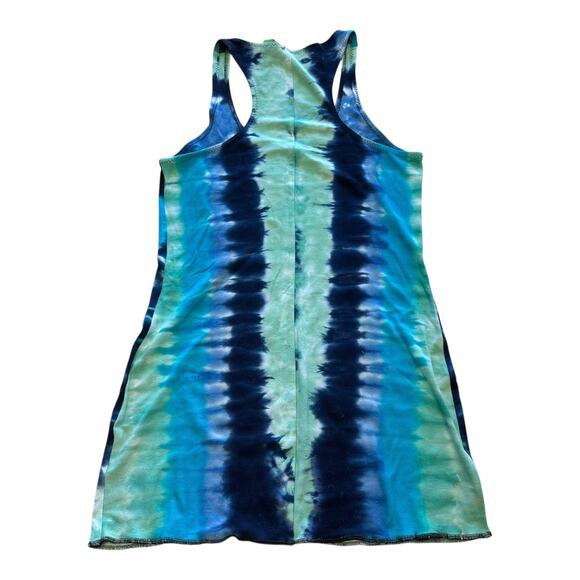 Womens Dress Size Small Tie Dye Handcrafted Hippie Artisan Sewn Festival Concert - Picture 4 of 6